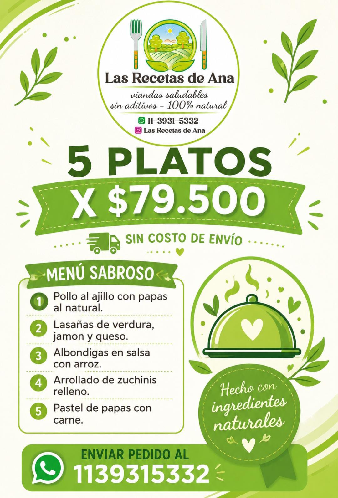 5 platos
