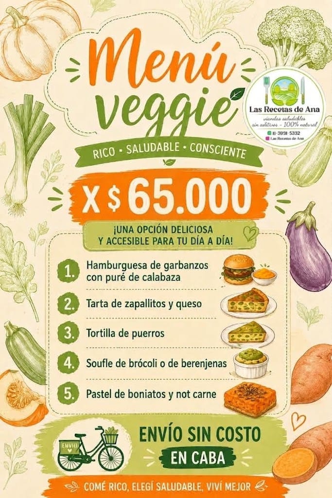 Menú veggie