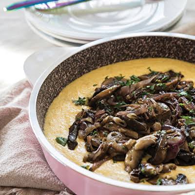 Polenta con Champiñiones