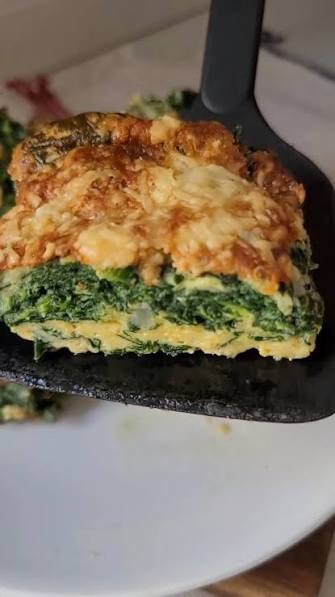 Souffle de espinaca